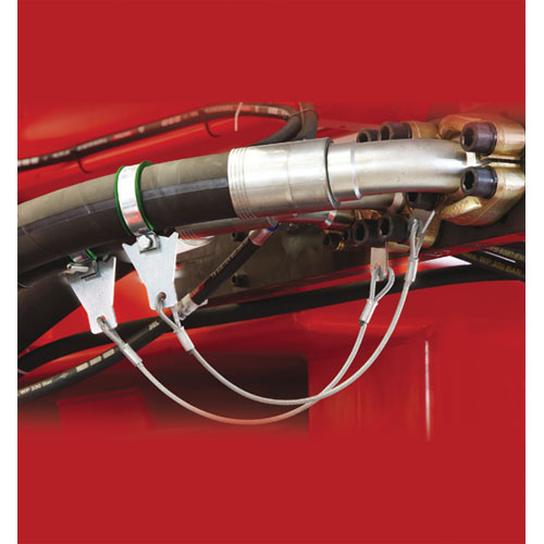 Retention System for Pressure Hoses