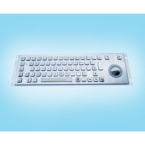 Metal Keyboard with Trackball