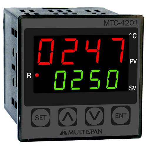 Temperature Controller with upto 4 Relay Outputs