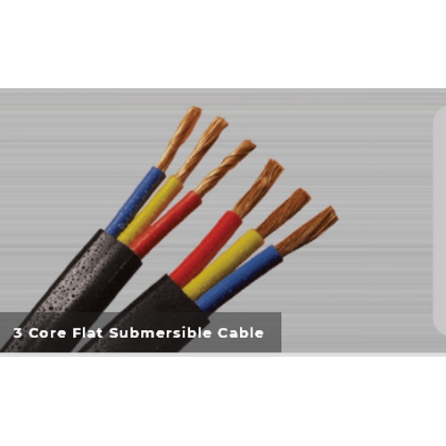 3 Core Flat Submersible Cable