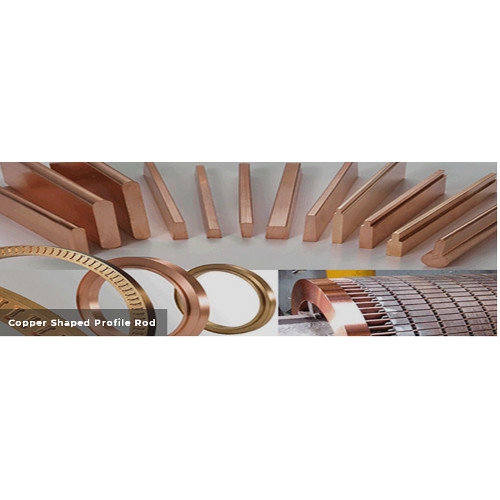 Copper Shaped Profile Rod