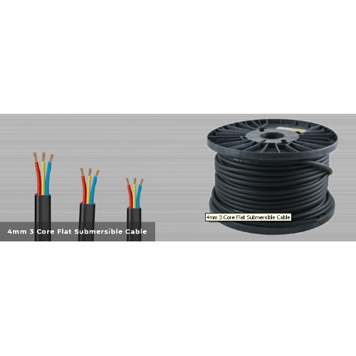 4 Sqmm 3 Core Submersible Cable