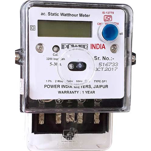 Single Phase Digital Multi Function Electrical Energy Meter with Electronic LCD Display