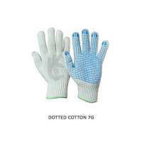 Pvc Dotted Cotton Knitted Seamless Gloves
