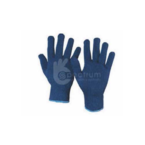 Poly-cotton  Knitted  Seamless  Gloves