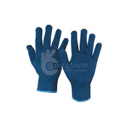 Safety Poly-cotton Knitted Seamless Gloves