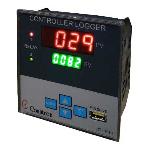 Process Logger Controller With Dualrelay Outputs and Direct Usb Pen Drive Output