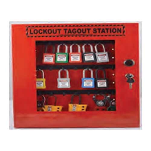 Padlock & Key Lockout Station